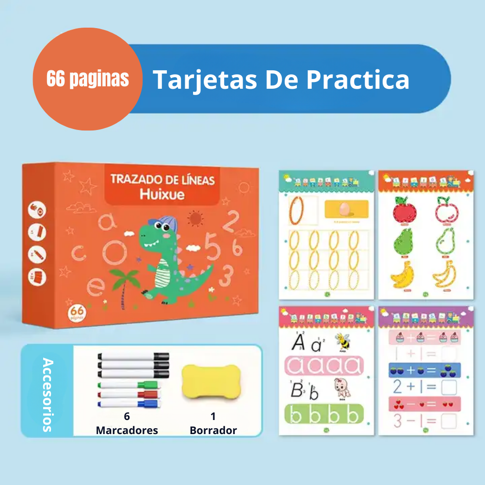 Libro de Práctica Trazos Reutilizable