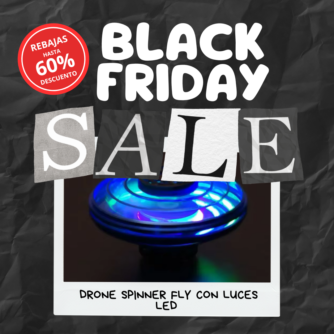 Drone Spinner Fly Con Luces