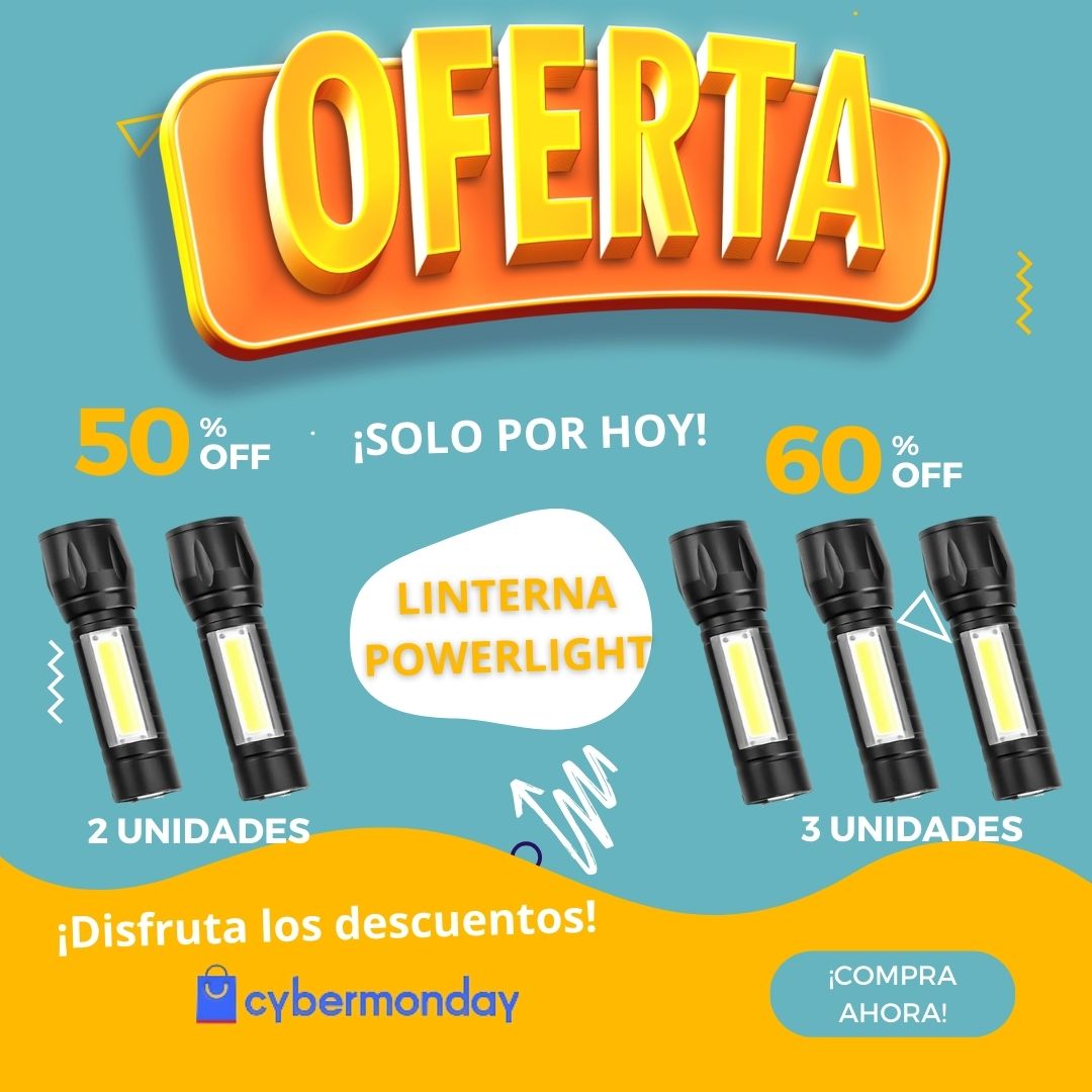 Linterna PowerLight™ Led Recargable